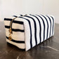 Terry Cloth Striped Pouch