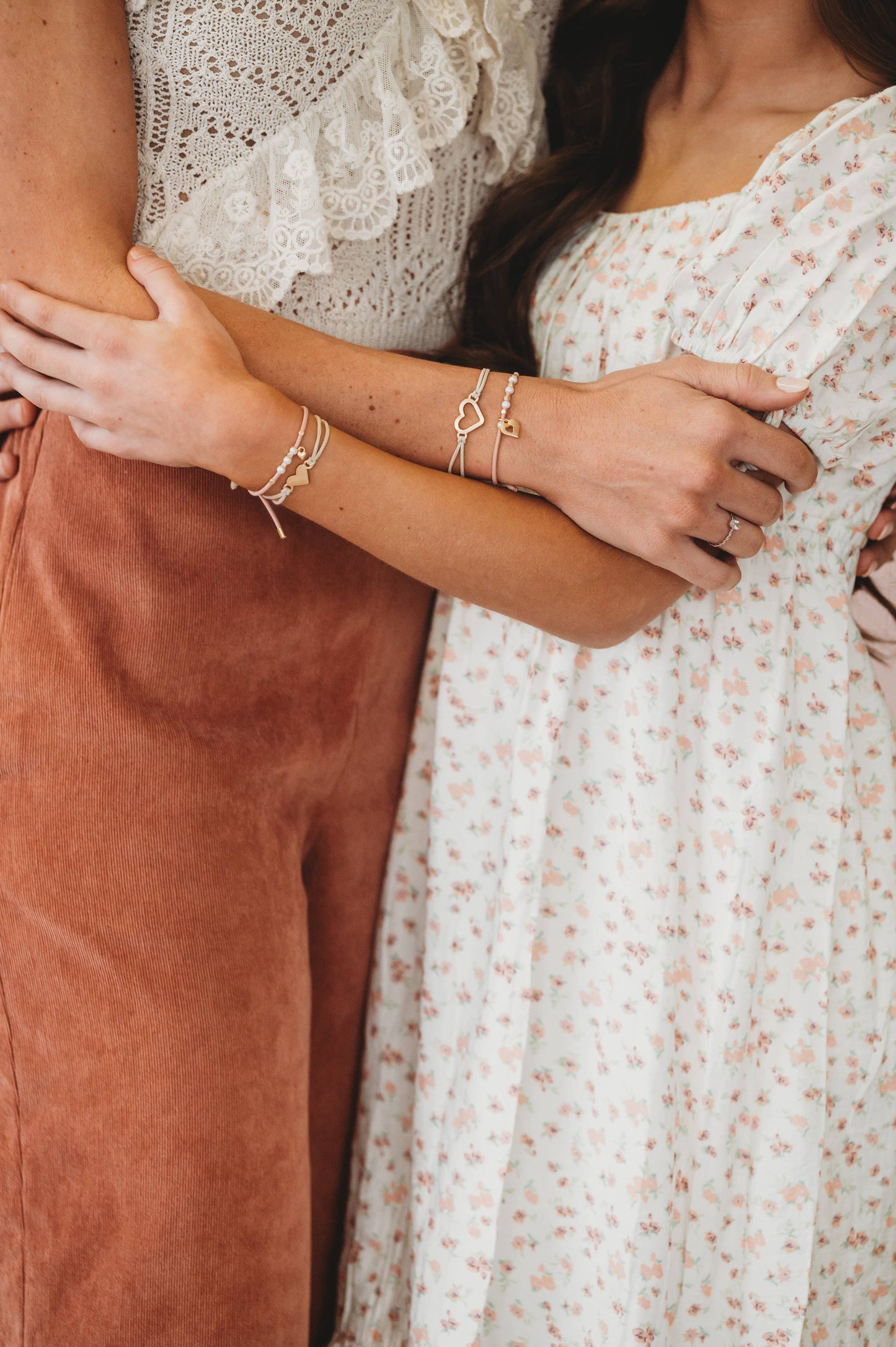 "Mother / Daughter" Hair Tie Bracelets