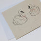 Swan Greeting Card