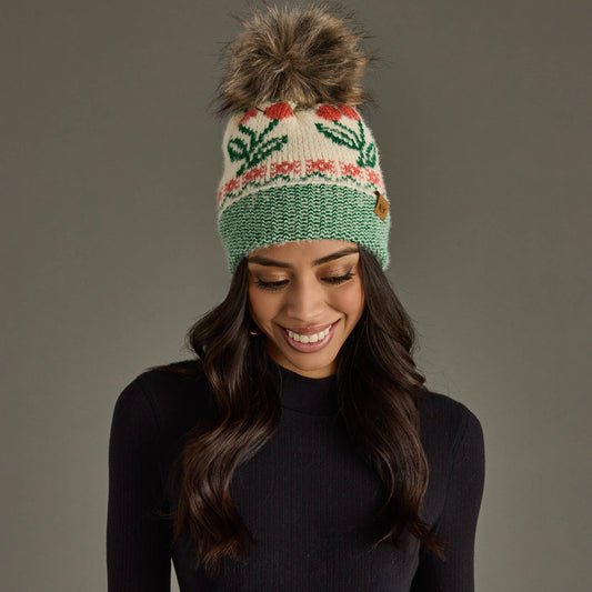 Cherry Pom Hat