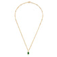Emerald Green Pendant Necklace