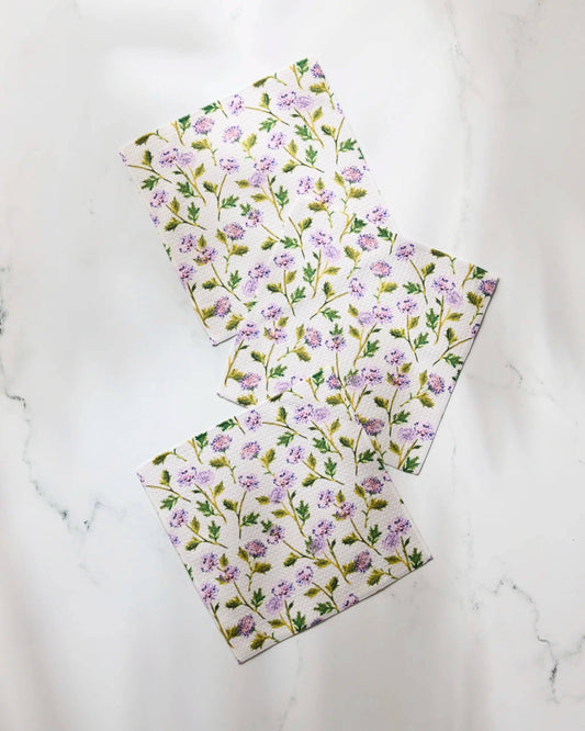 Geometry Blooming Thistle Dishcloth Set