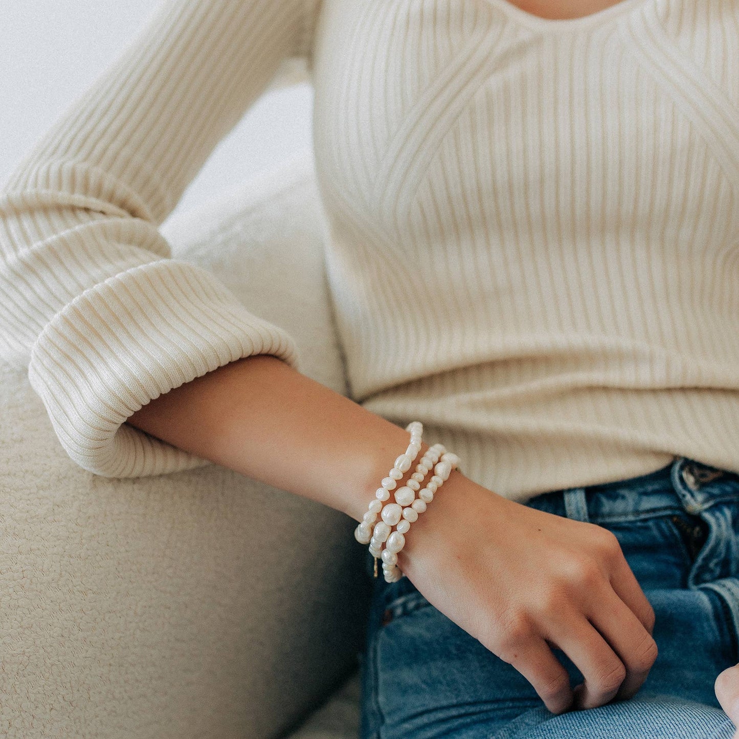 Pearl Beaded Bracelet