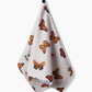 Geometry Flutter Love Tea Towel