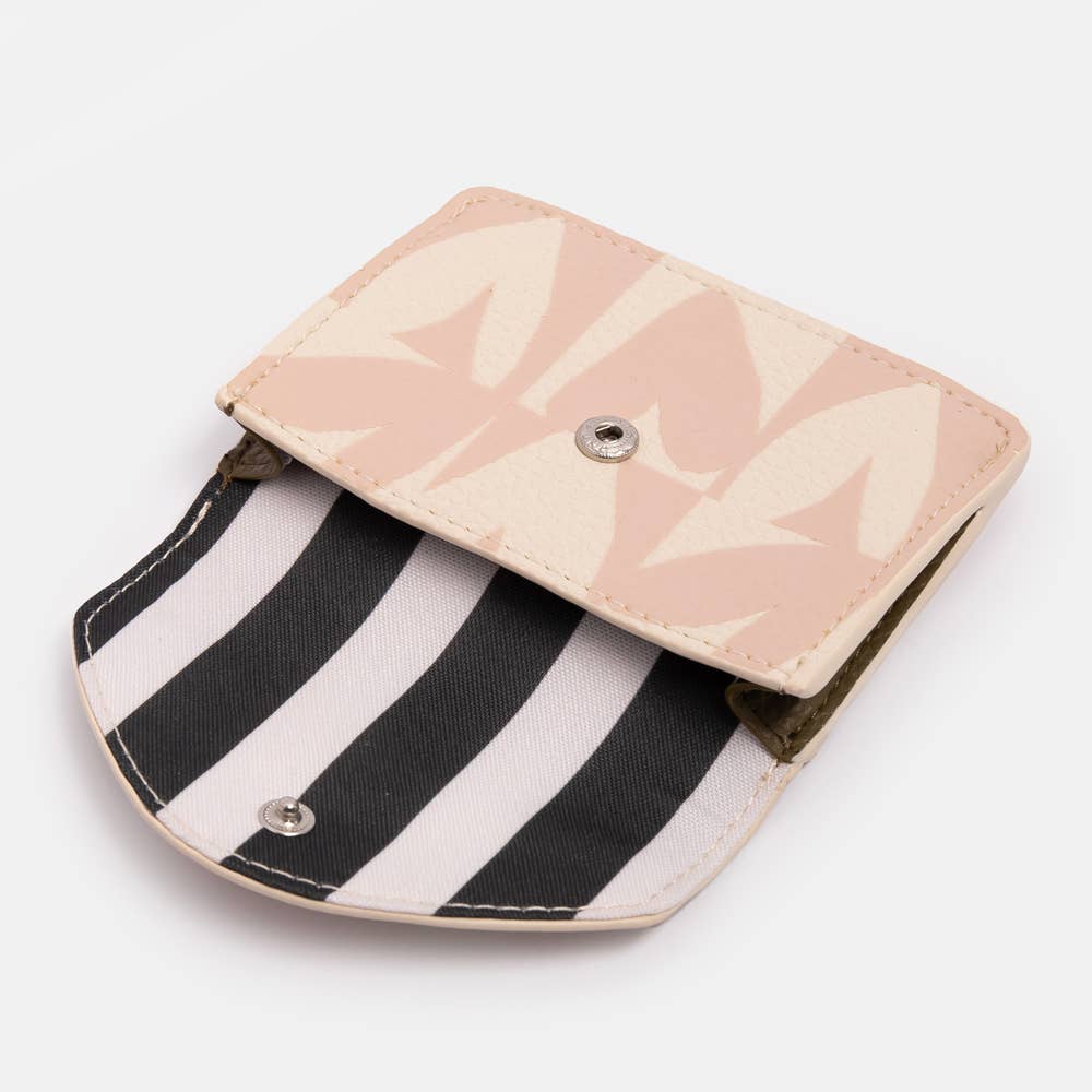 Pink Checkmate Hearts Card Holder