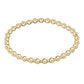 Enewton Classic Grateful Pattern 4mm Gold Bead Bracelet