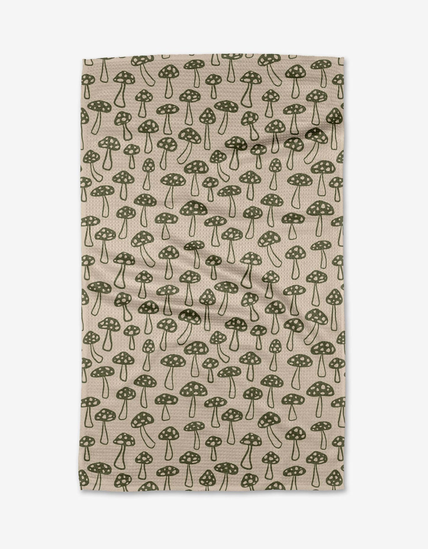 Geometry Woodland Mushroom Tea Towel