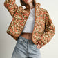 Ditsy Floral Sherpa Fleece