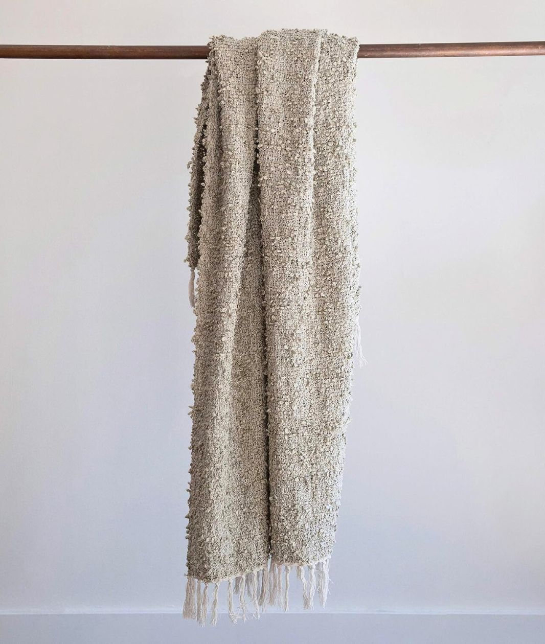 Hand-Woven Throw w/ Fringe