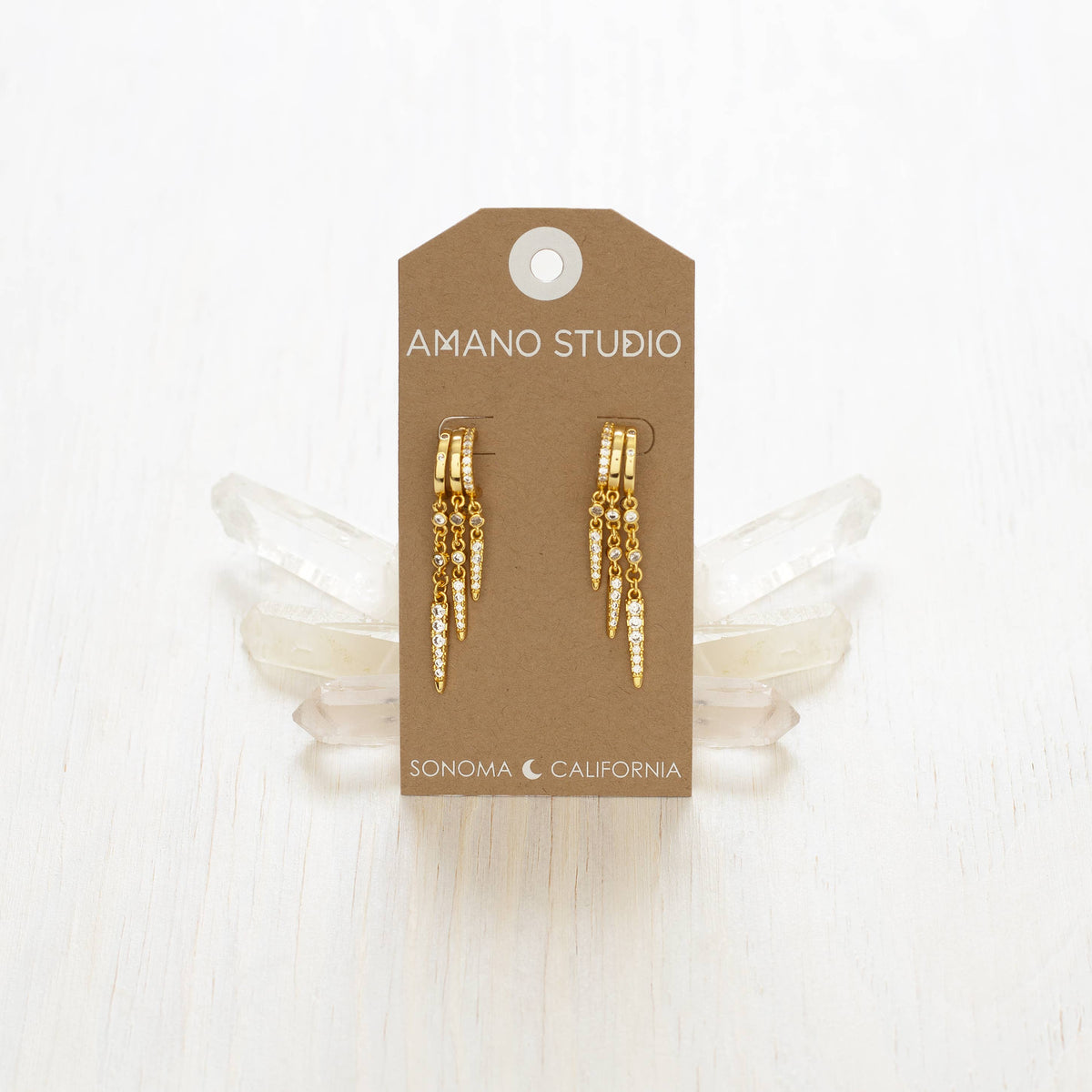 Three Spears Earring Stack