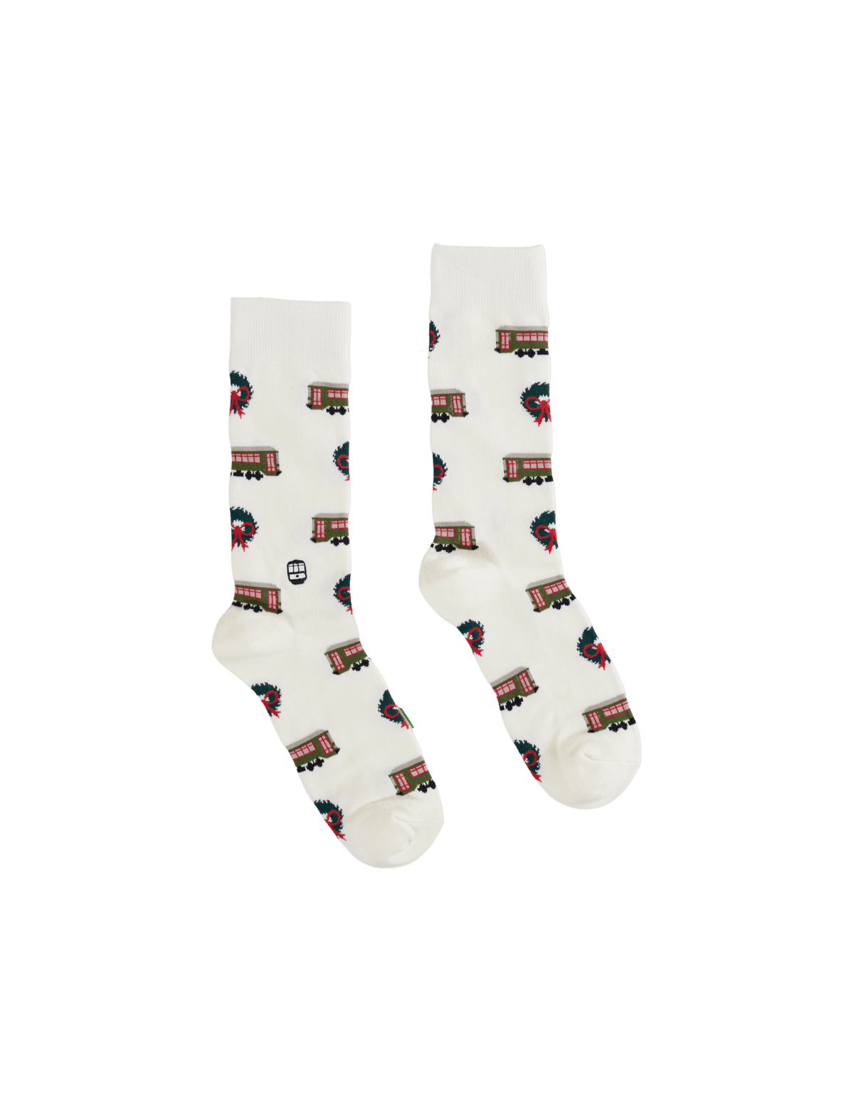 Christmas Streetcar Socks