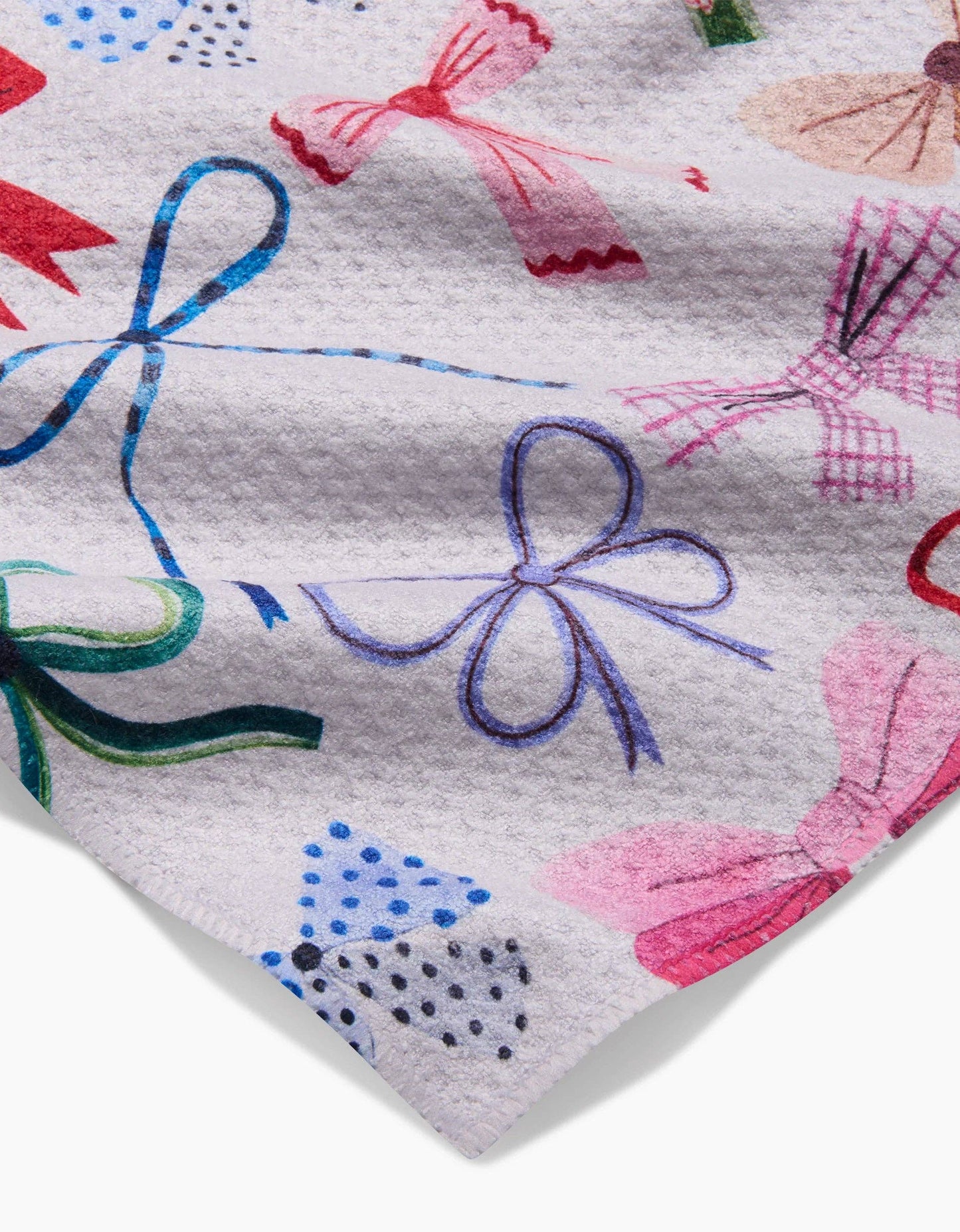 Geometry Bows Bar Towel