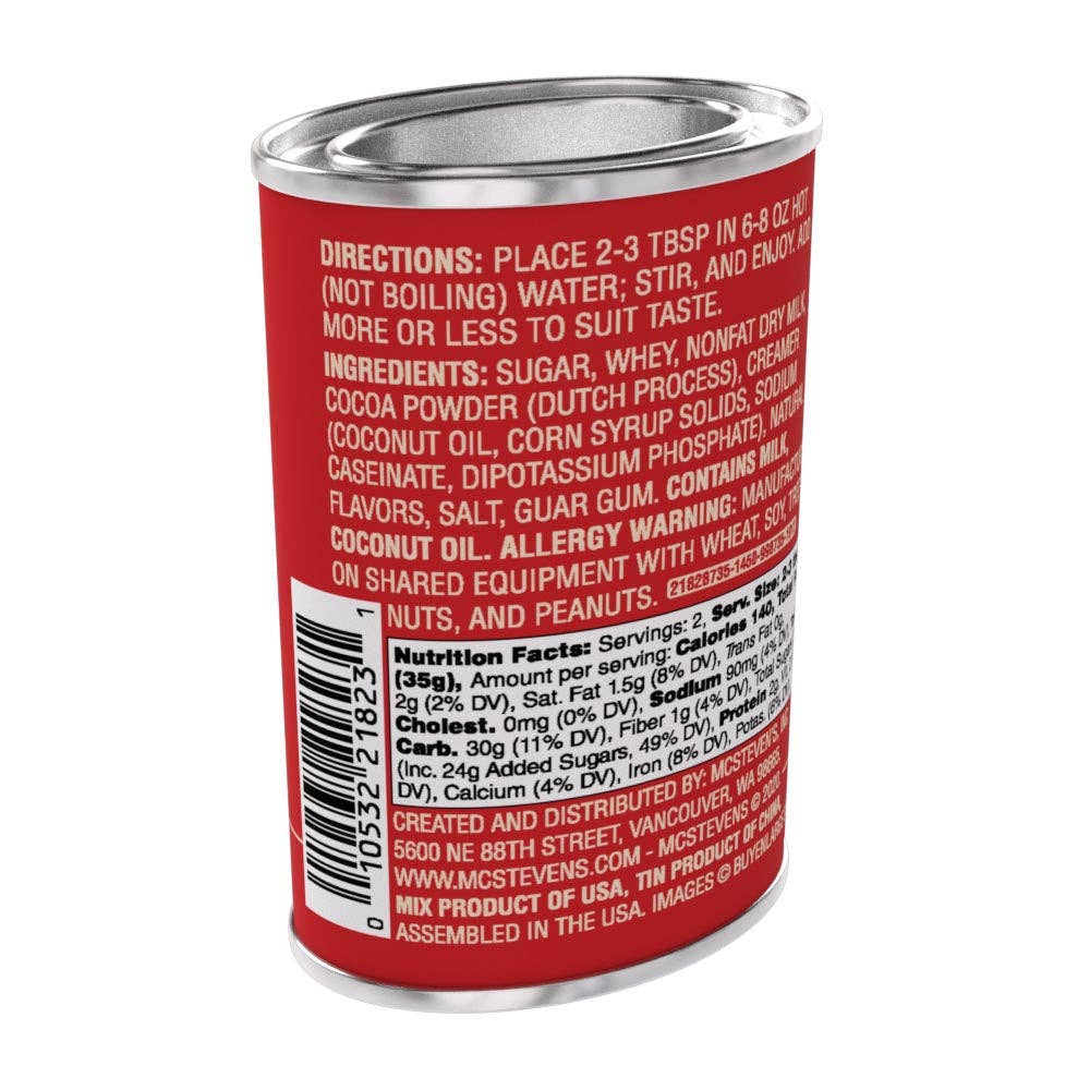 Vintage Santa's Favorite Peppermint Cocoa Tin