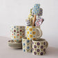 Floral Stoneware Mug