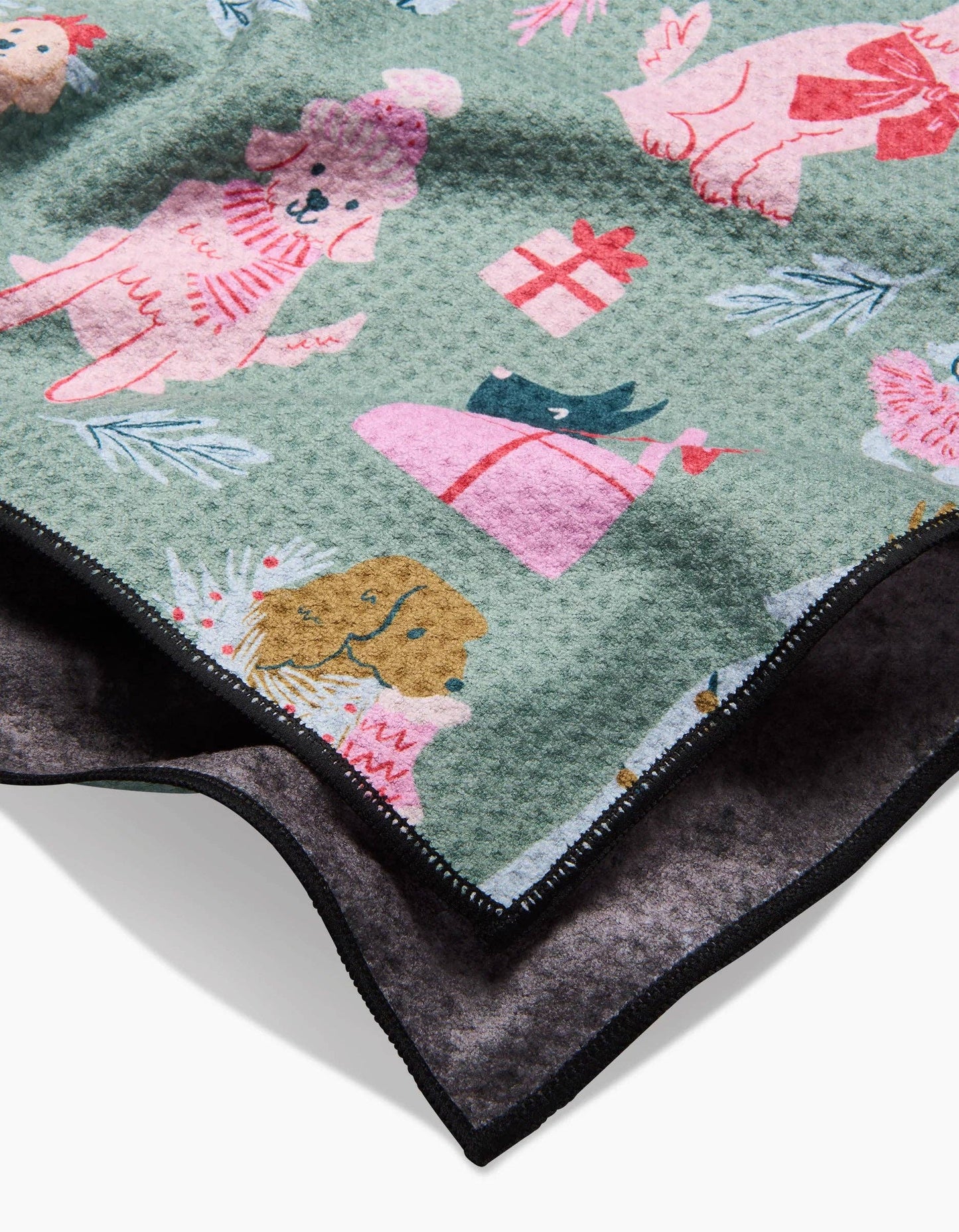 Geometry Christmas Doggos Dog Towel