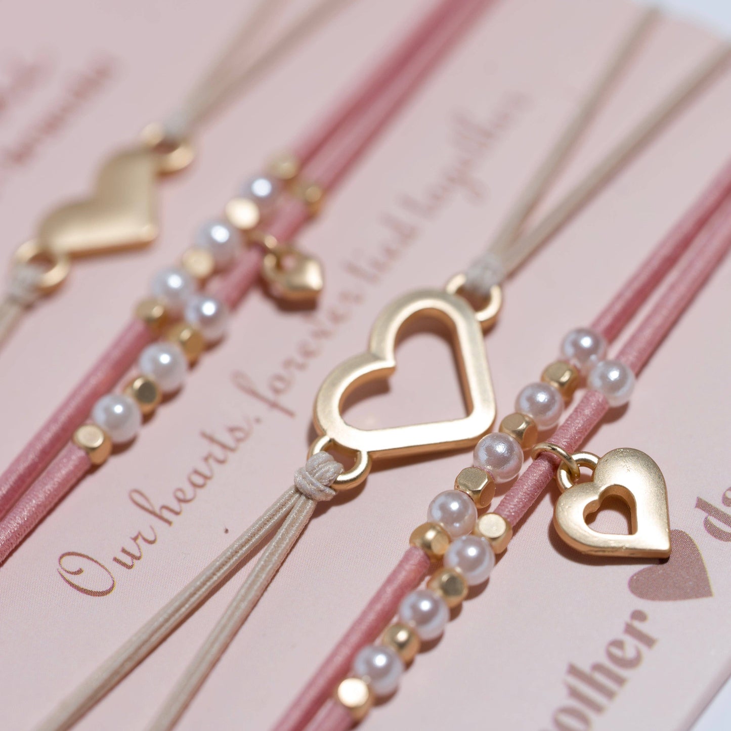 "Mother / Daughter" Hair Tie Bracelets