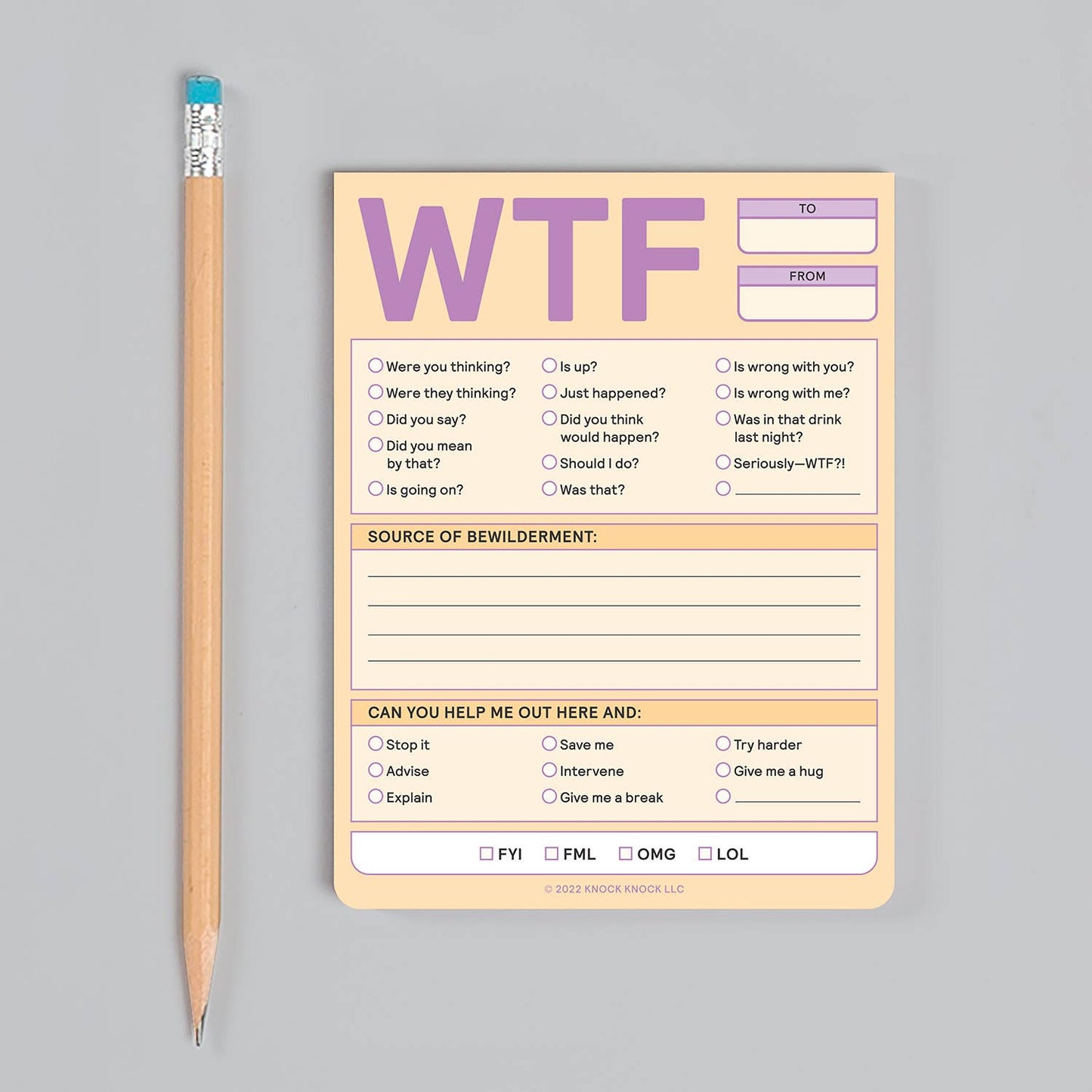 WTF Nifty Note Pad