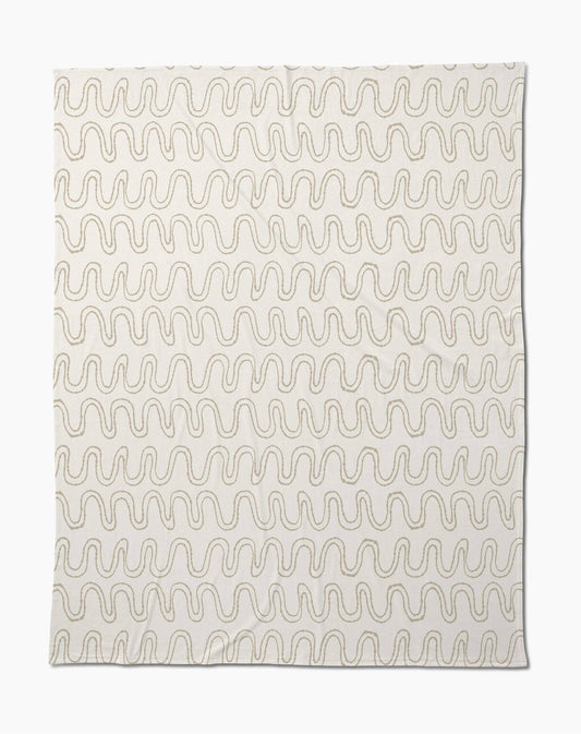 Geometry Abstract Squiggles Butter Blanket