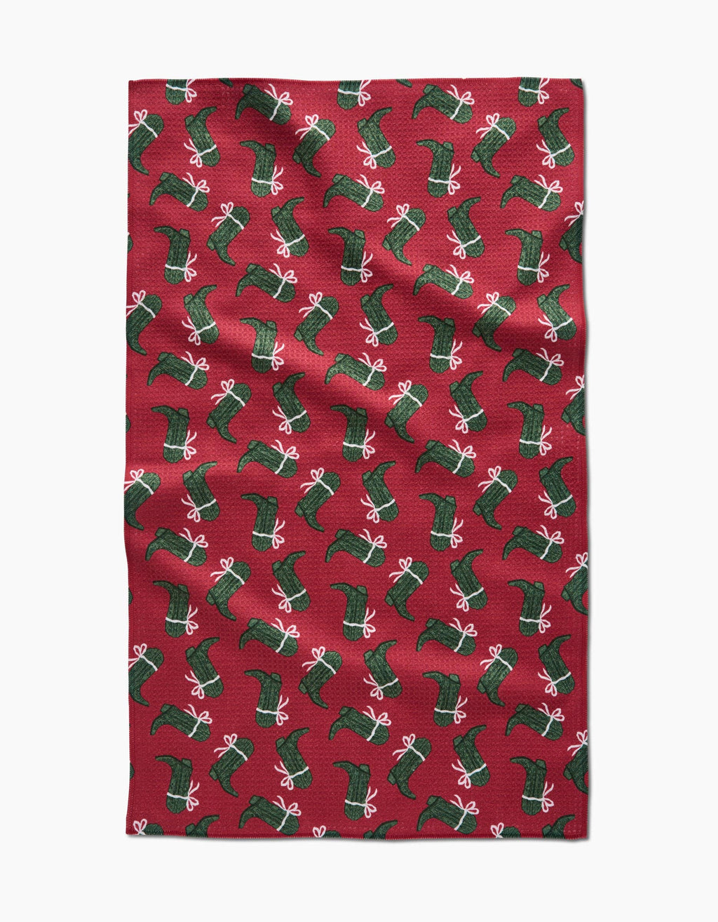 Geometry Merry Boots Tea Towel