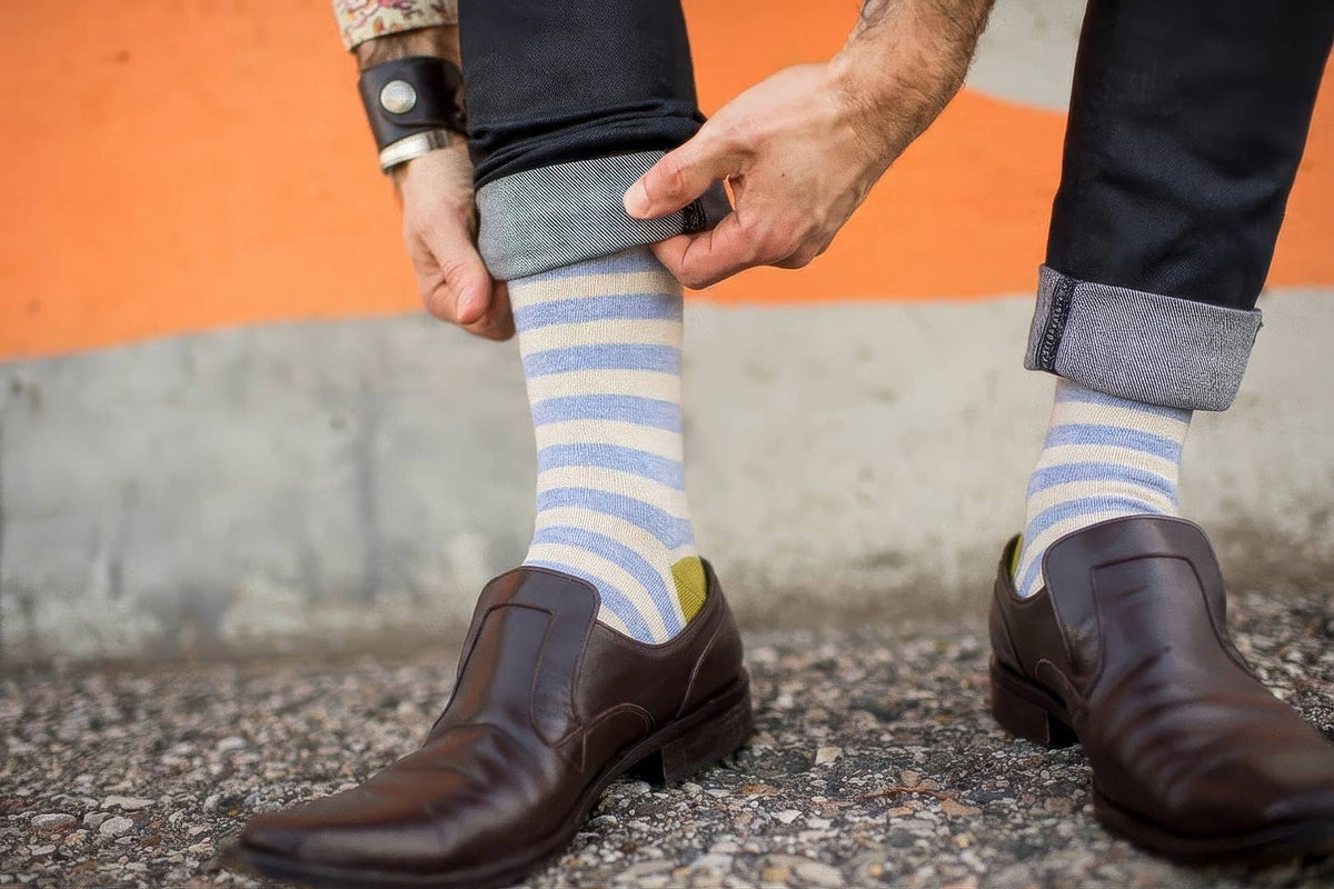 Eureka Regular Stripe Crew Socks
