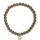 Small Glass Bead Stretch Bracelet