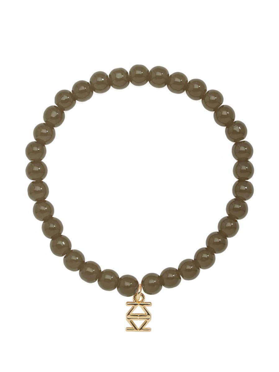 Small Glass Bead Stretch Bracelet