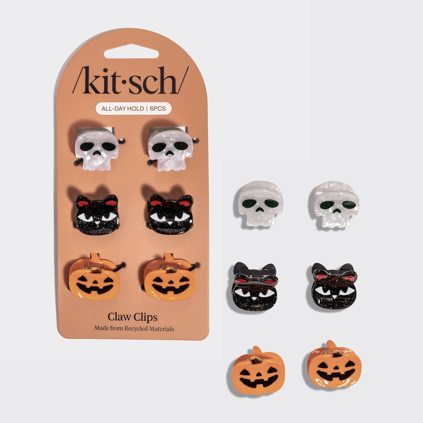 Kitsch Halloween Squad Mini Claw Clips Set