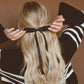 Satin Ribbon Long Bow Clip