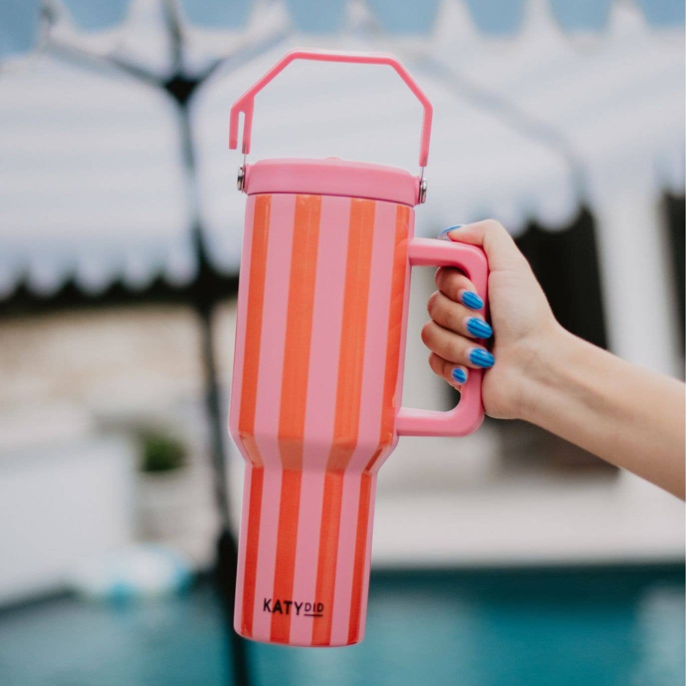 Striped Cabana Jug Tumbler