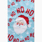 Geometry Merry Santa Claus Tea Towel