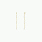 Gemstone Chain Drop Earring