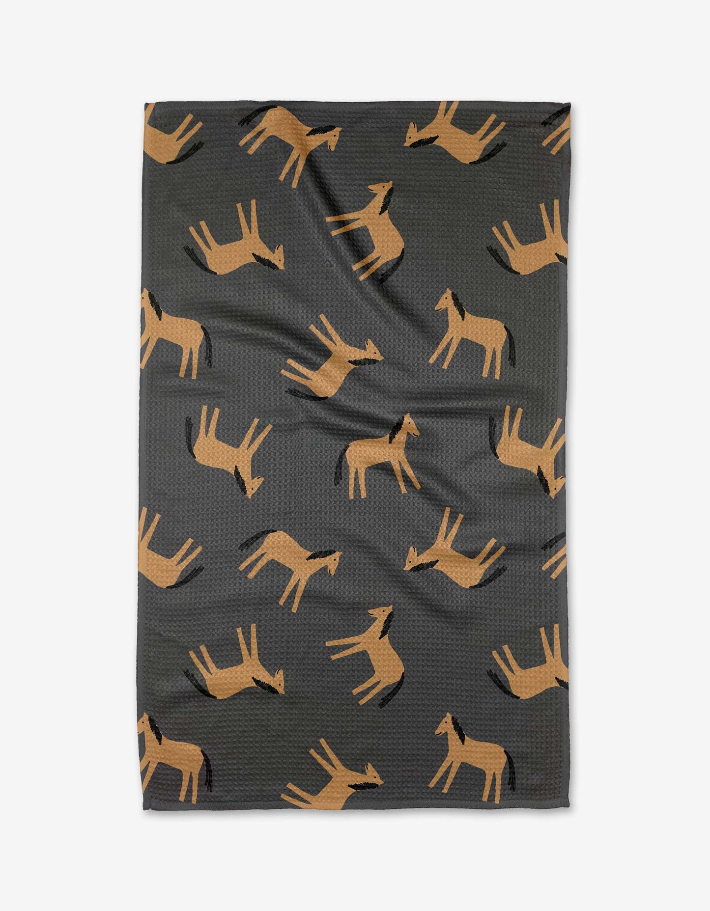Geometry Horses Luxe Tea Towel
