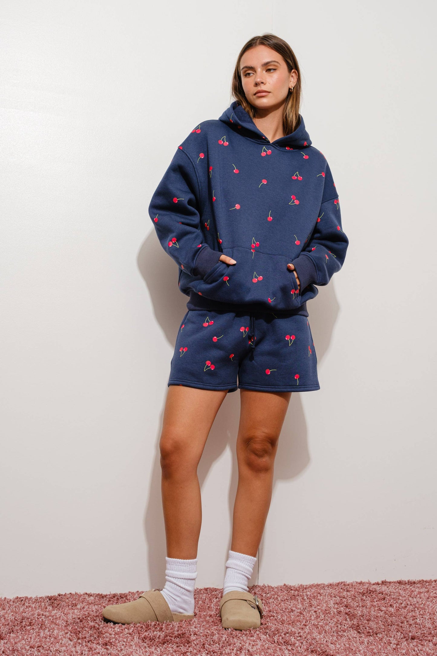 Cherry Hoodie & Shorts