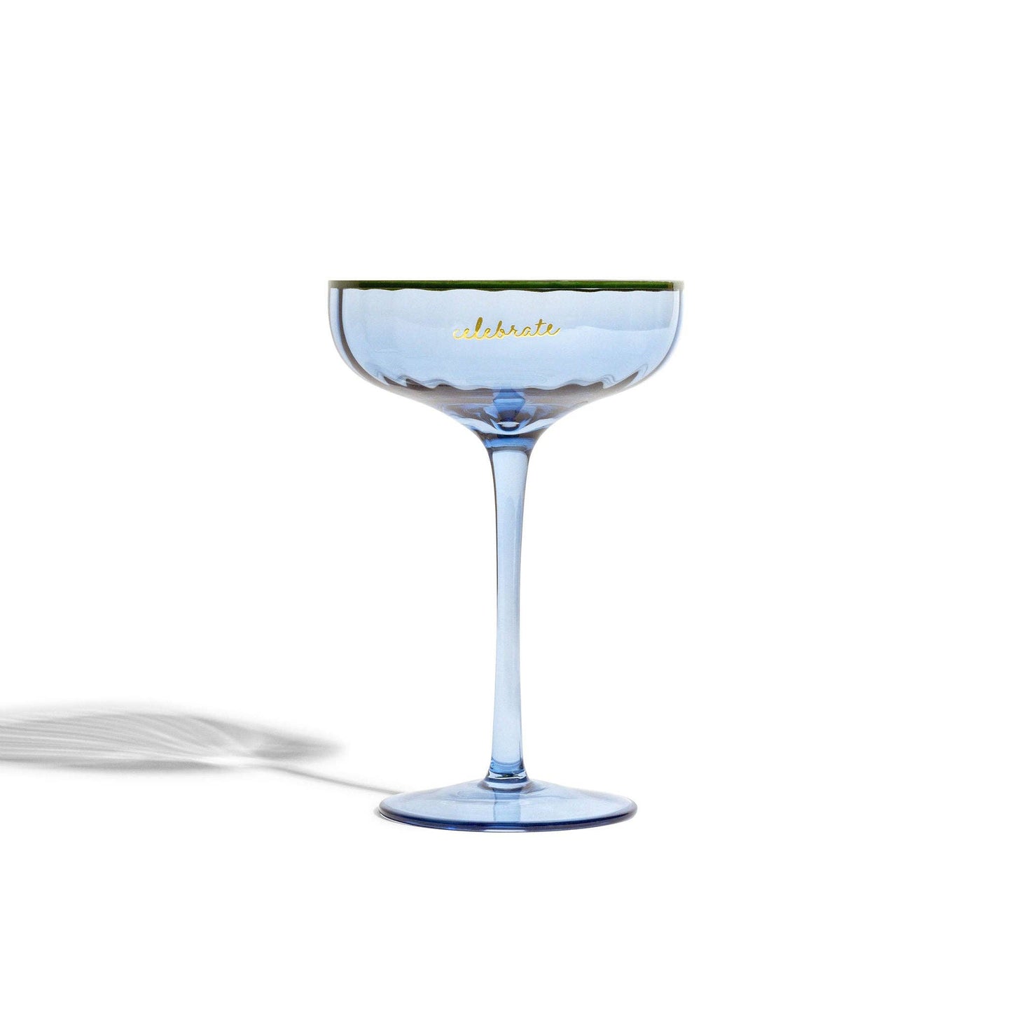Two Tone Coupe Glass