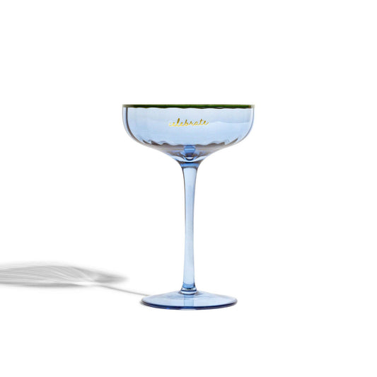 Two Tone Coupe Glass