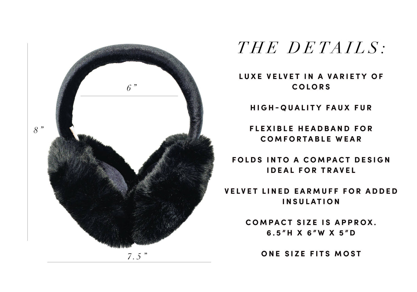 2024 Oprah's Favorite Thing!     The Chloe Velvet Earmuff