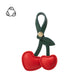 Recycled Vegan Cherry Bag Charm