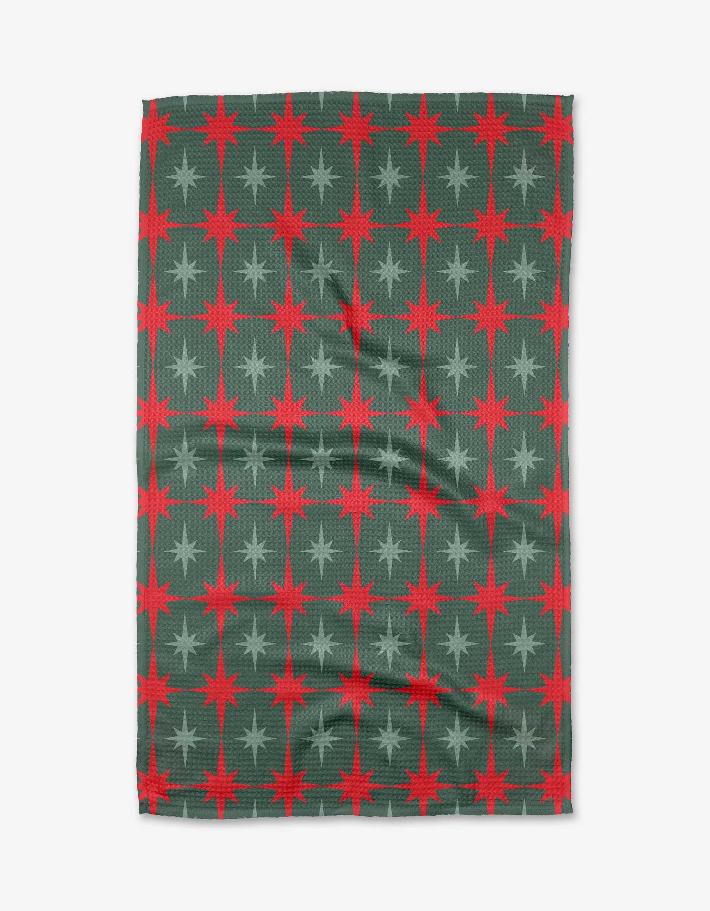 Geometry Holiday Stars Tea Towel