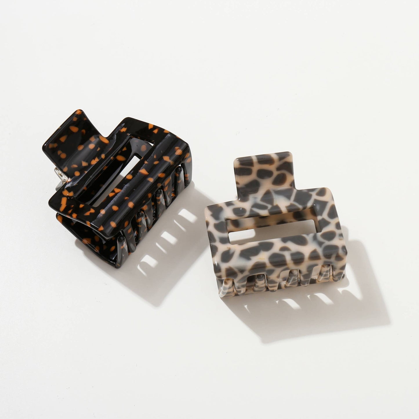 Simone | Printed Square Claw Clip