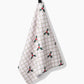 Geometry Merry And Plaid Tea Towel