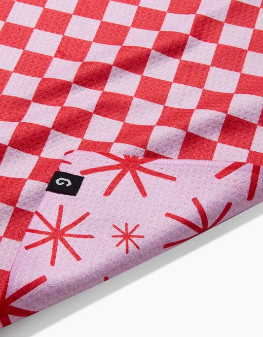 Geometry Christmas Cutie Double Sided Tea Towel