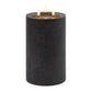 Frost Gray Flameless Pillar Candle