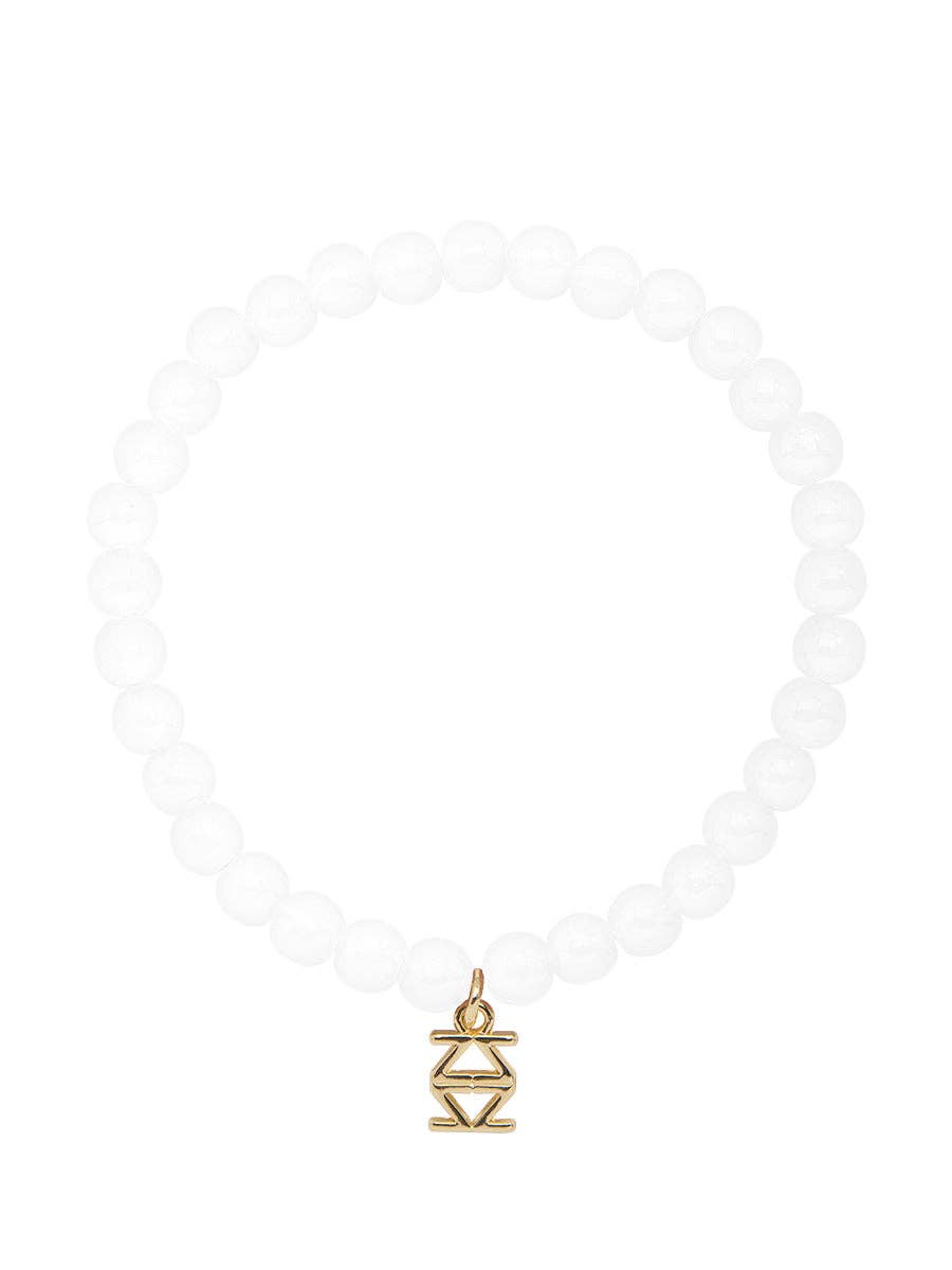 Small Glass Bead Stretch Bracelet