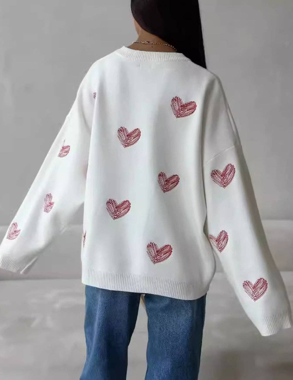 Heart Pullover Sweater