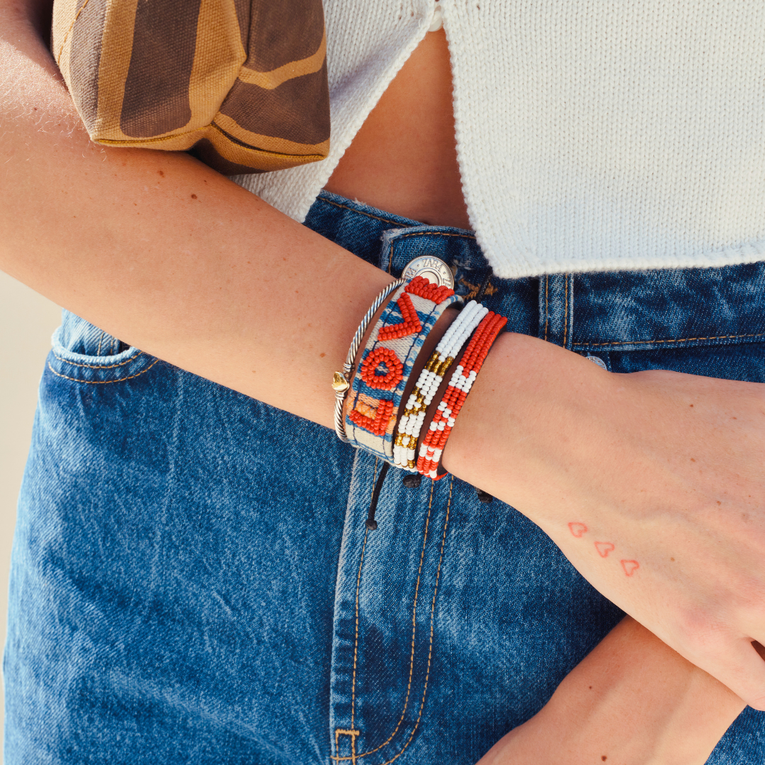 Ubuntu Life Red Love Bracelet