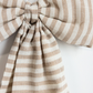 Striped Fabric Bow
