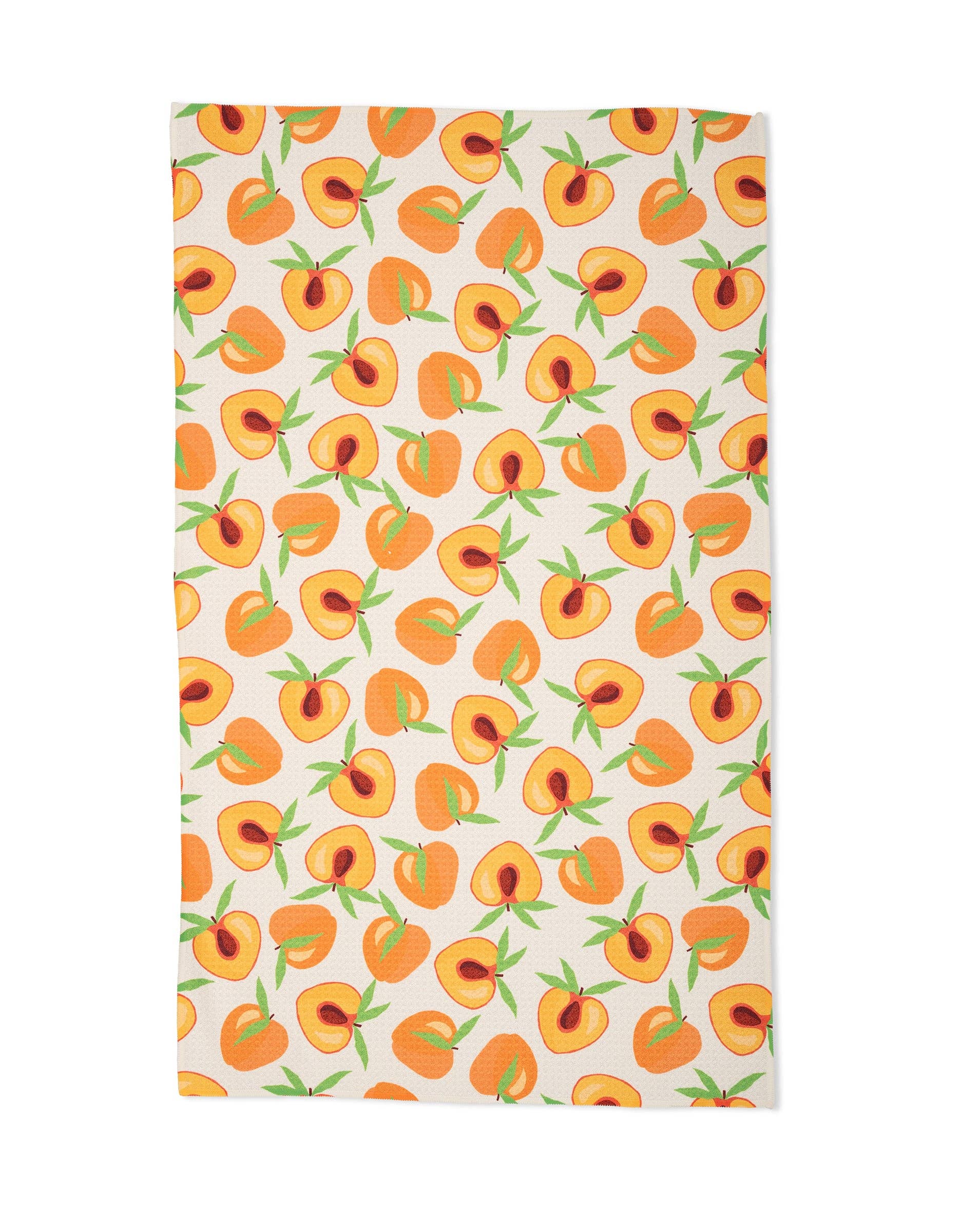 Geometry Sweet Peach Kitchen Tea Towel