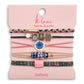 "Mahjong" Accent Hair Tie Bracelets