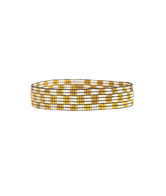 Alex Checkered Beaded Bracelet