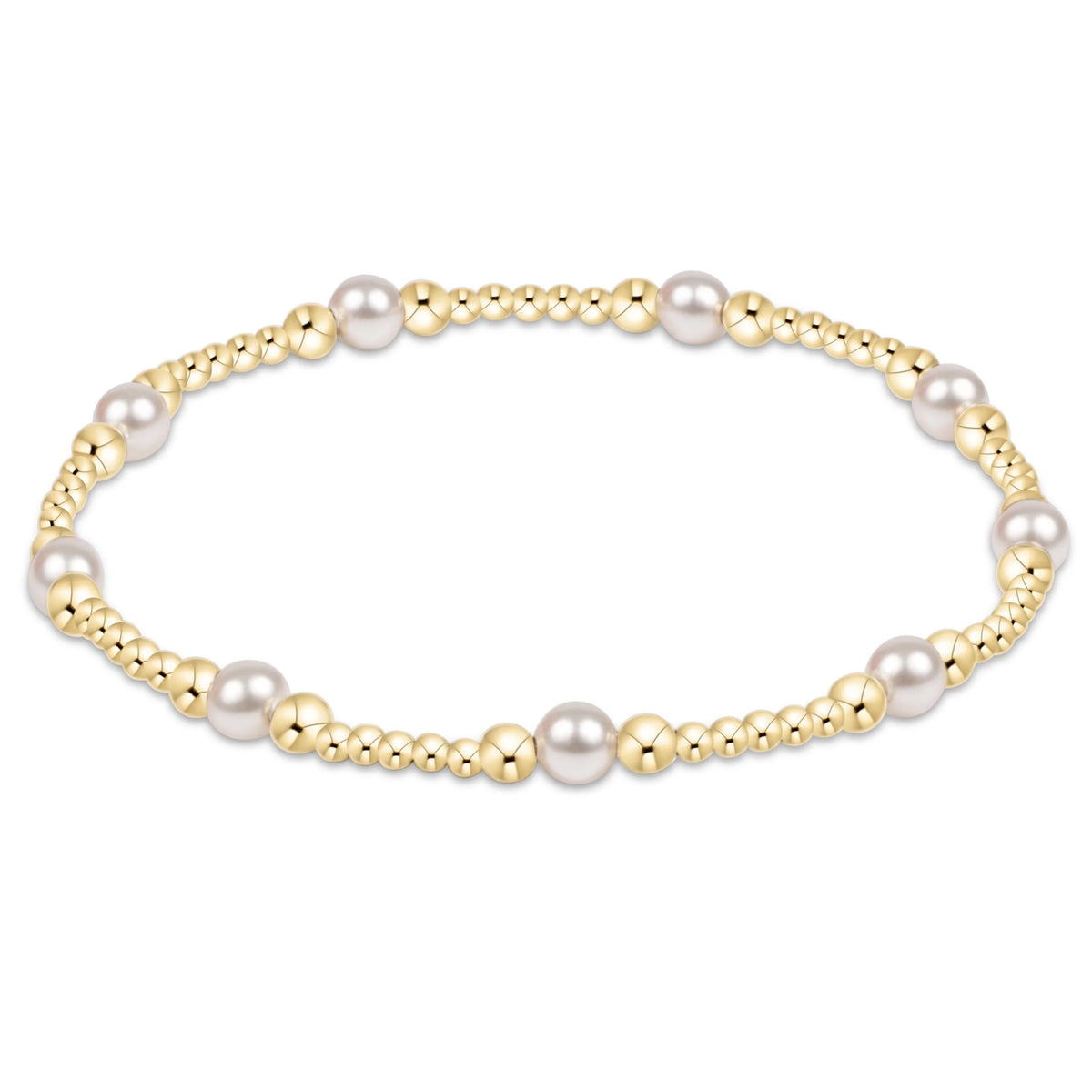 enewton Purpose Pearl 4mm Gold Bracelet